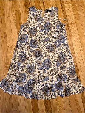 Sleeveless Blue Floral Women’s Dress by Tommy Hilfiger